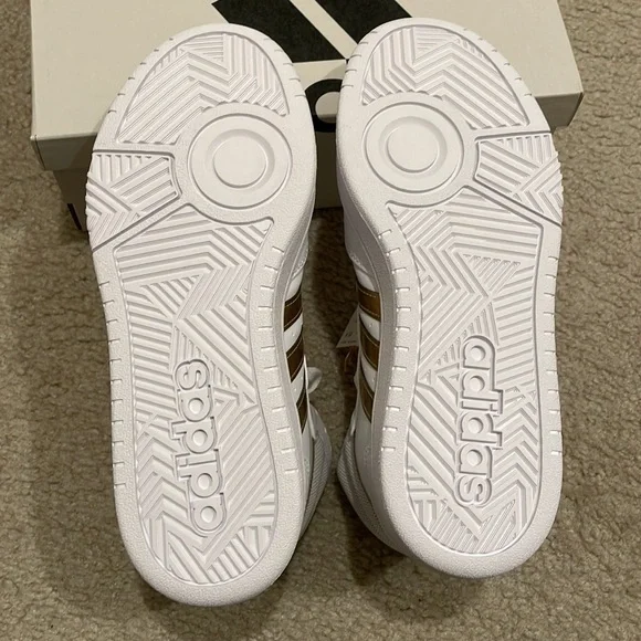 Adidas HOOPS 3.0 MID LIFESTYLE BASKETBALL CLASSIC SHOES women size 7 BNWB - Picture 6 of 8